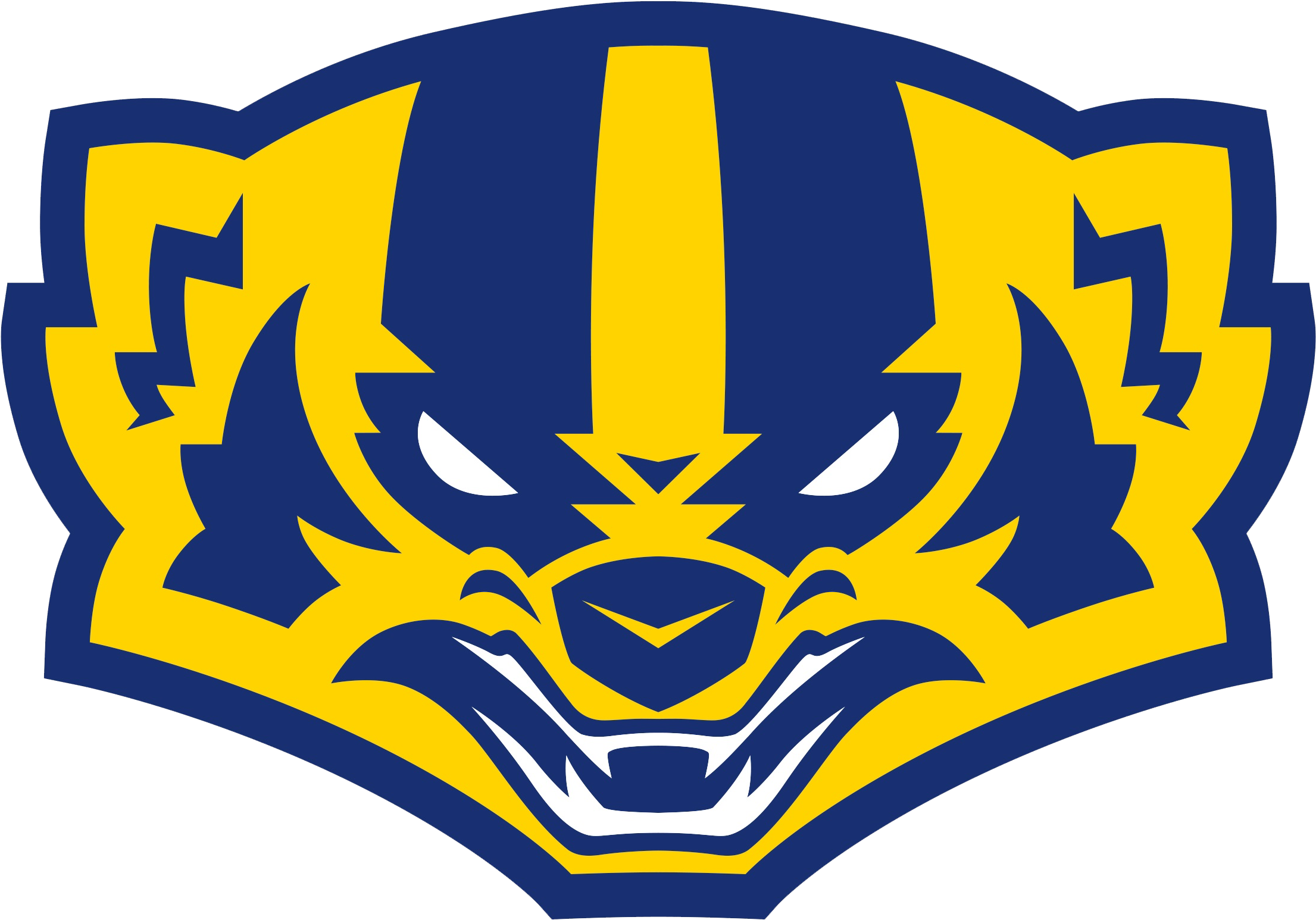 Prescott Badgers - Prescott High School Badger (2433x1649), Png Download