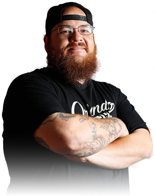 Mark Fernandez - Hart & Huntington Tattoo Co. Orlando (500x650), Png Download