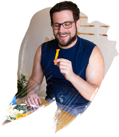 Make Mindless Snacking Difficult - Eating (420x480), Png Download