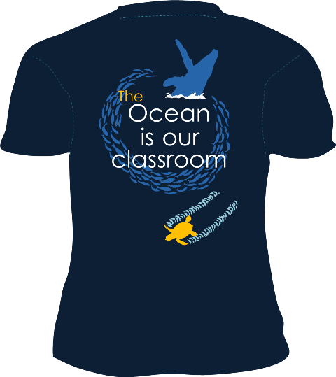 This Marine-loving Shirt Also Has The Texas A&m Galveston - Marine Science T Shirt (480x539), Png Download