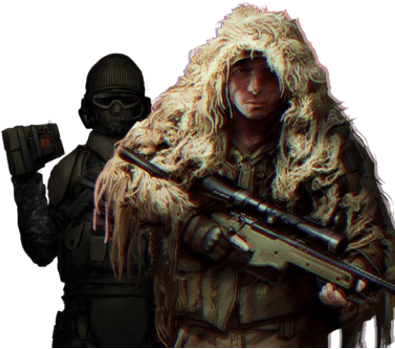 Mobile Strike Warriors - Ghillie Sniper (400x400), Png Download