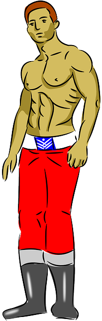 Man, Strong, Active, Dream, Fitness, Hero, Hunk, Muscle - Body Without Head Transparent (320x640), Png Download