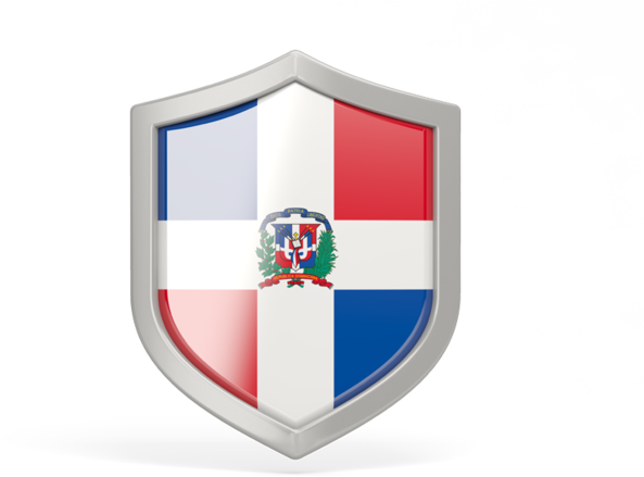 Illustration Of Flag Of Dominican Republic - Dominican Republic Shield Free (640x480), Png Download