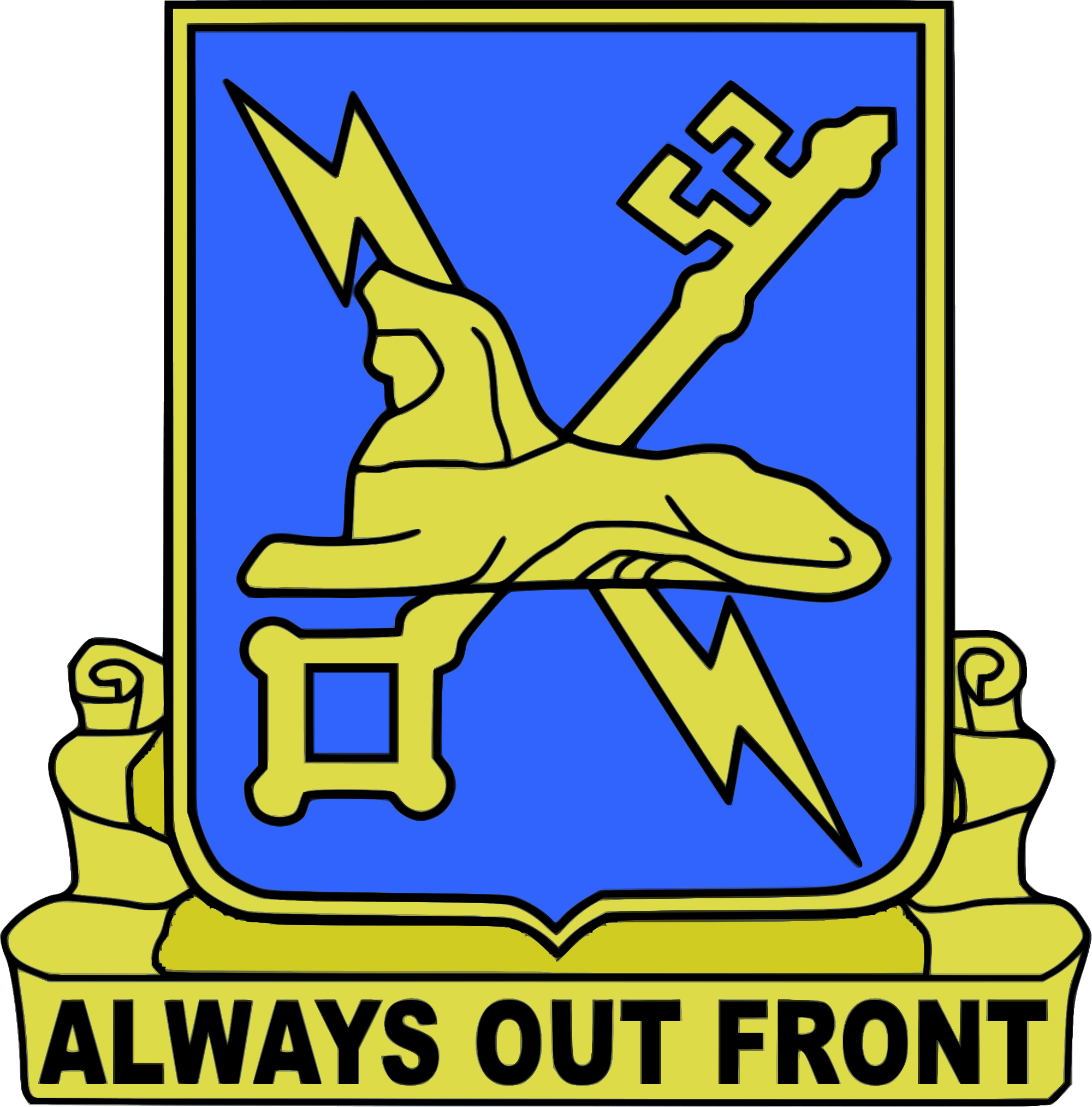 2000px-mi Rdi - Always Out Front Military Intelligence (2000x2026), Png Download