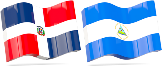 Dominican Republic-nicaragua - Honduras (550x275), Png Download
