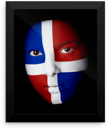 Face Of Dominican Republic - Mask (600x600), Png Download
