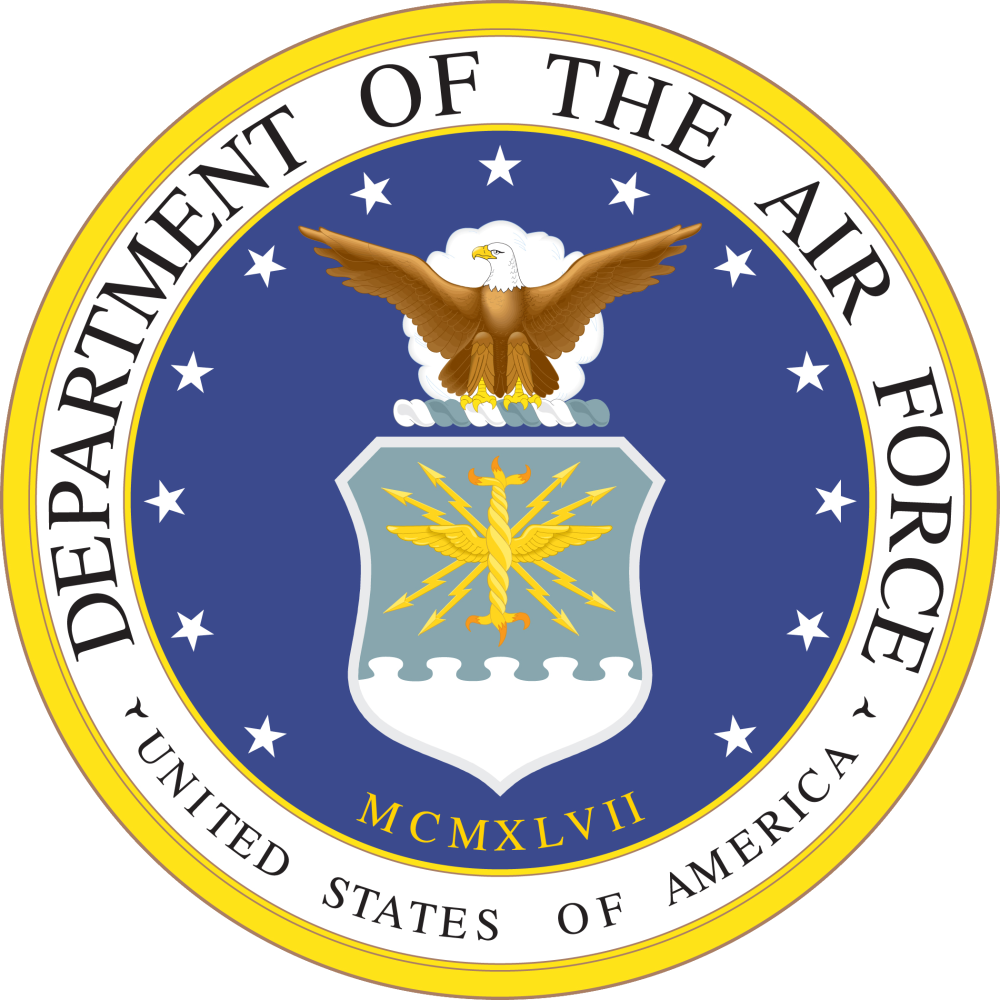 Seal Of The U - United States Air Force Official Logo (1000x1000), Png Download