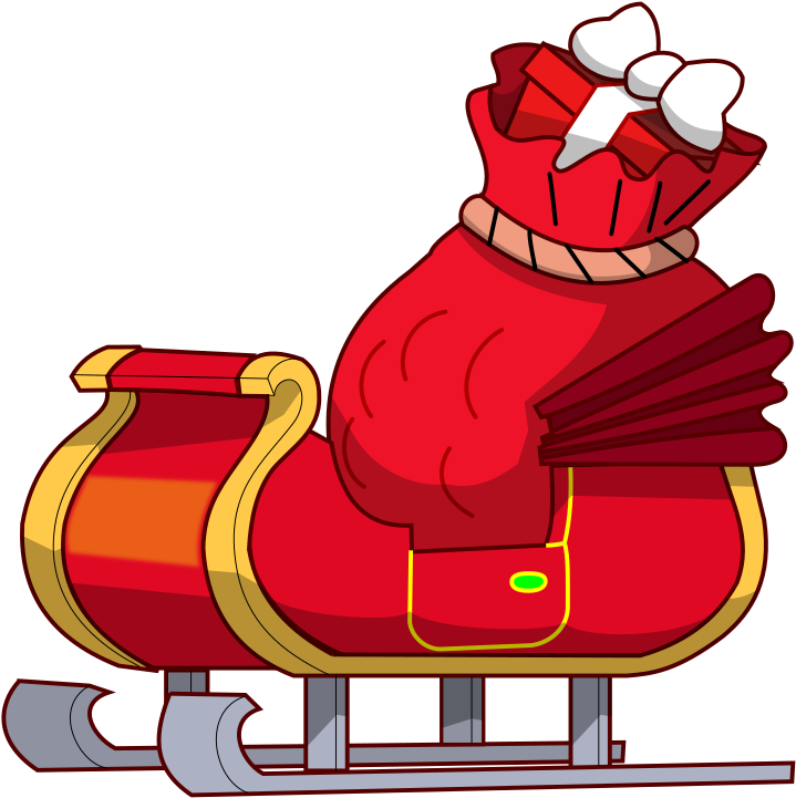 Medium Image - Sleigh Clipart Transparent Background (800x800), Png Download