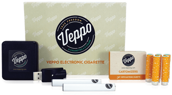 Veppo Electronic Cigarette Kit - E Liquid (500x500), Png Download