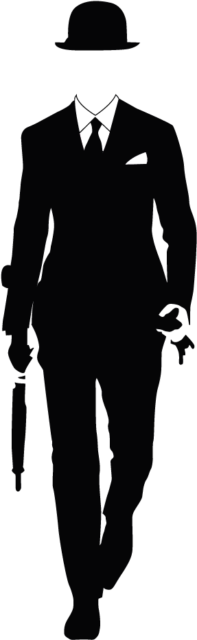Png Royalty Free Library And Investment Banker Investmentbanker - Gentleman Silhouette Png (491x1005), Png Download