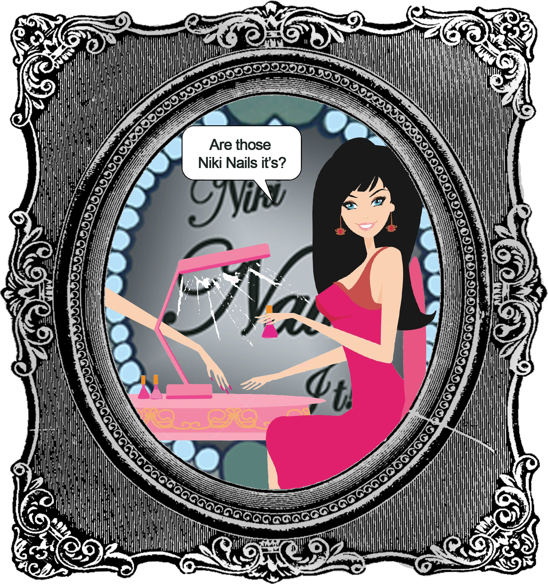 Nails Malibu Manicures Beverly Hills Beauty Salon - Nail (1820x1939), Png Download