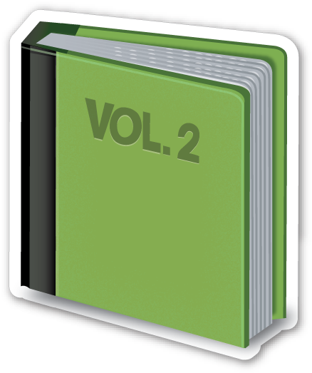 Green Book Emoji Stickers, Green Books, Les Matériels, - Book Emoji Png Sticker (450x528), Png Download