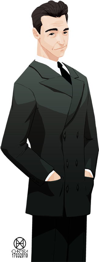 Gentleman By Thechamba On Deviantart - Tuxedo (350x879), Png Download