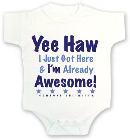 "yee Haw" Cowboy Creeper/onsie - Because Im Gay Sticker (480x480), Png Download