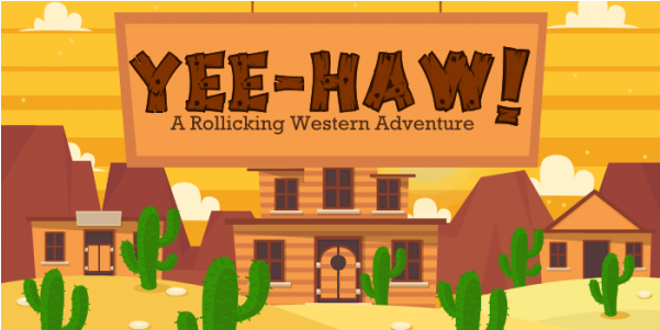 Painel Lona Festa 3,00x1,70mt Velho Oeste 6 (1000x300), Png Download