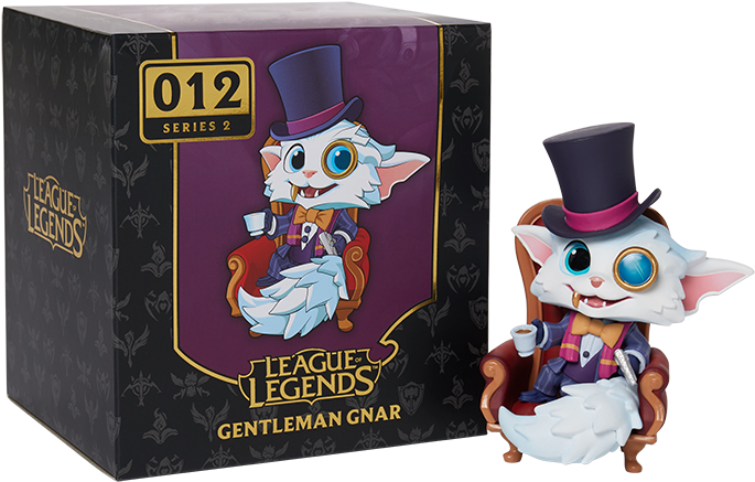 Gentleman Gnar Figure - League Of Legends (1000x661), Png Download