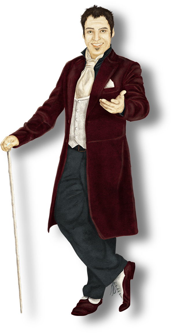 Trickerion The Gentleman (645x1213), Png Download