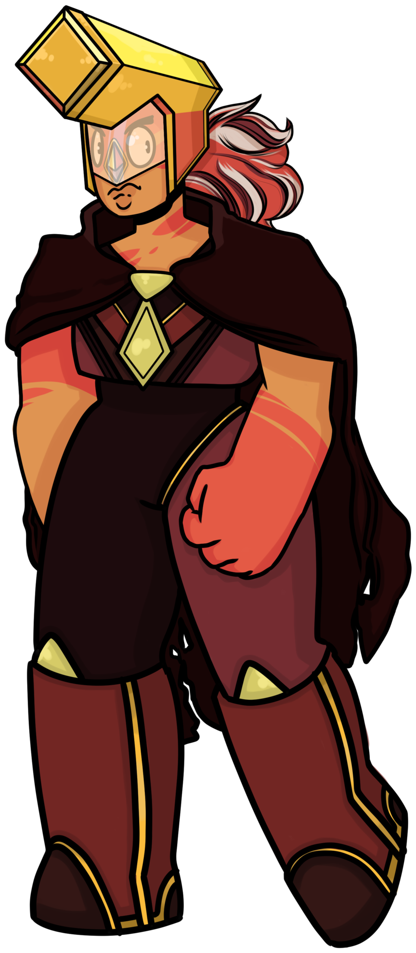 Jasper - Steven Universe Pilot Version (1024x2019), Png Download