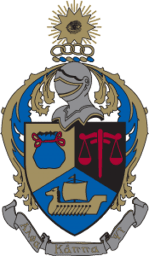 Alpha Kappa Psi - Alpha Kappa Psi Crest (300x514), Png Download