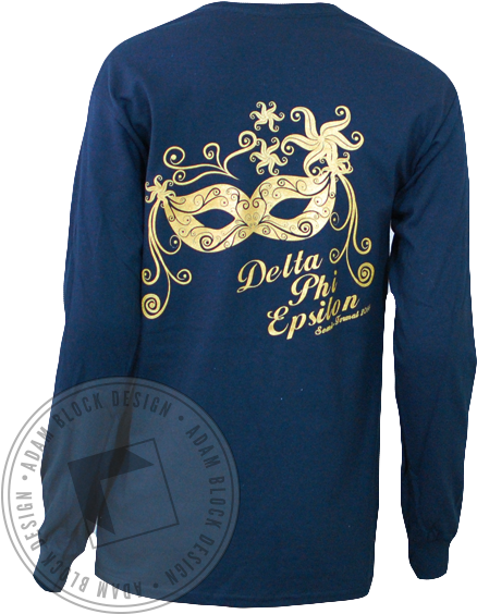 Delta Phi Epsilon Masquerade Long Sleeve - Royalton (464x585), Png Download