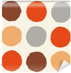 Color Pattern With Grunge Circles Wall Mural • Pixers® - Watercolor Painting (400x400), Png Download
