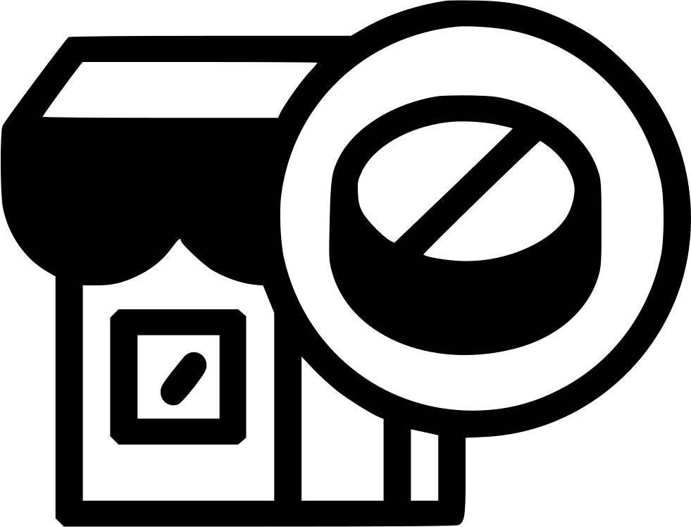 Pharmacy Medical Drugstore Comments - Drugstore Icon Png (981x748), Png Download