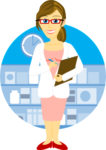 Clip Art Library Mr Assist Home Medicines Review Software - Pharmacist Clipart Png (360x508), Png Download