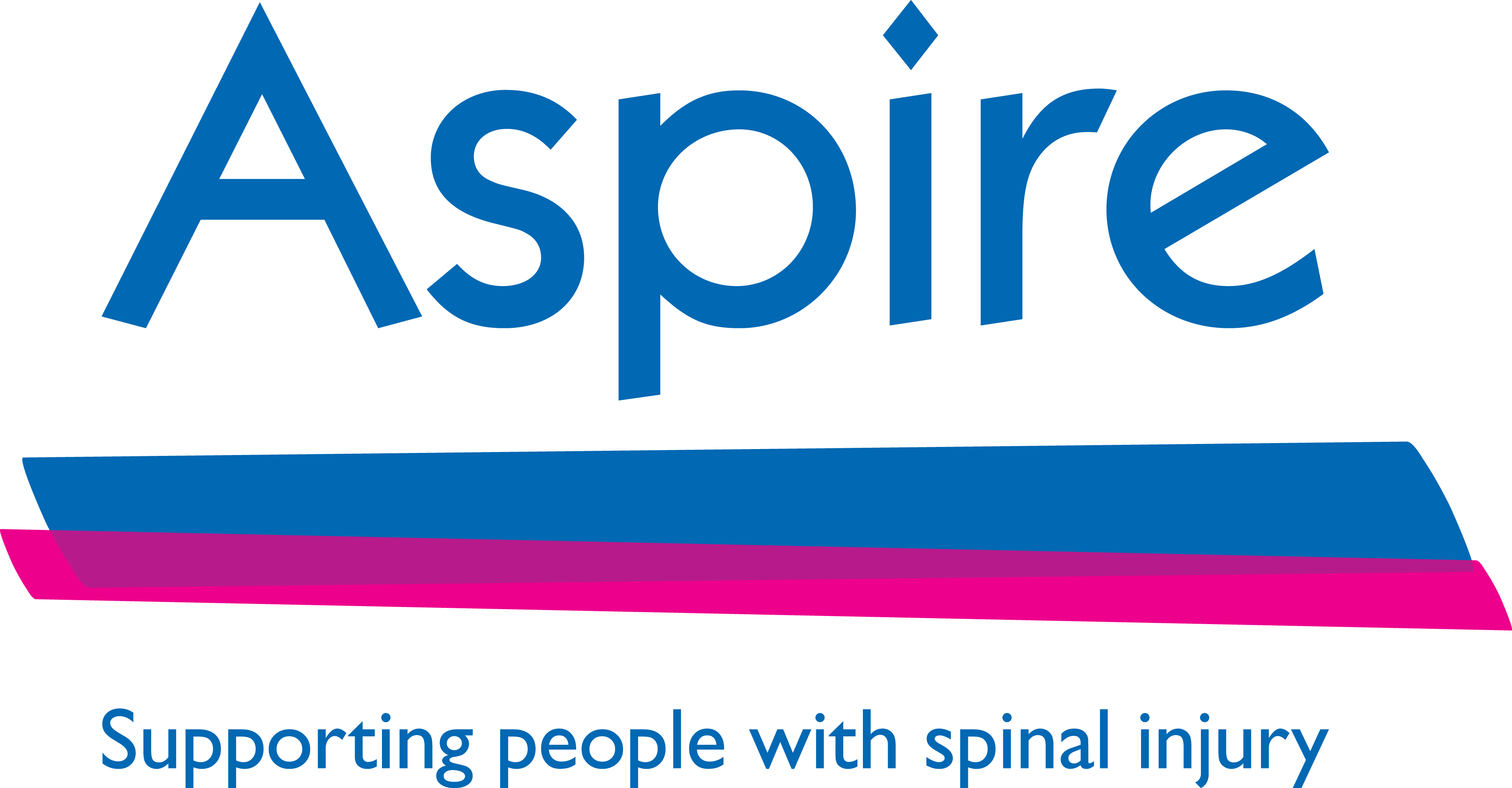 Helping People With Spinal Cord Injury - Aspire Charity Logo (3543x1846), Png Download