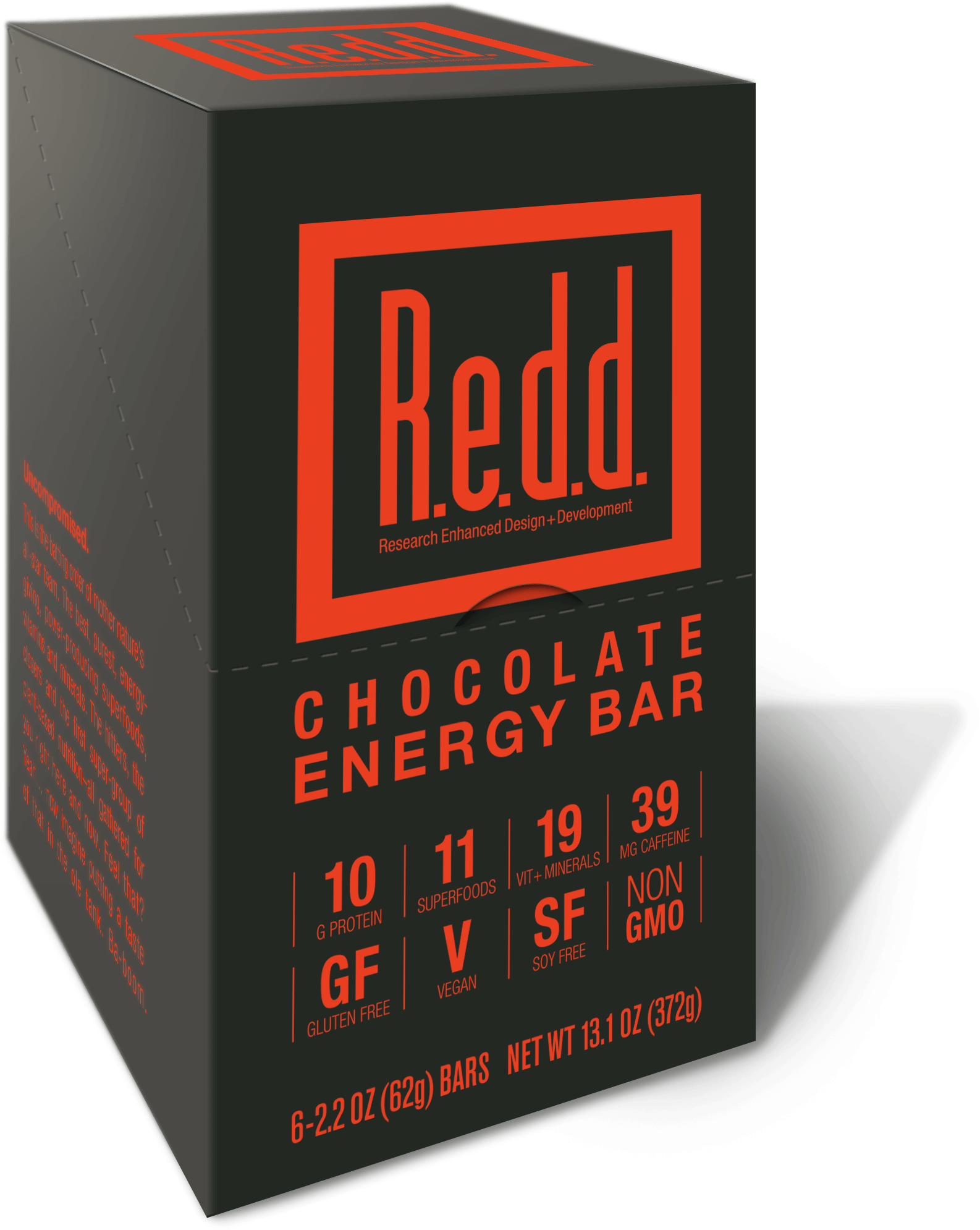 Redd Energy Bar Variety Pack - Redd Energy Bar, Oatmeal Superfood - 2.1 Oz (1890x2107), Png Download