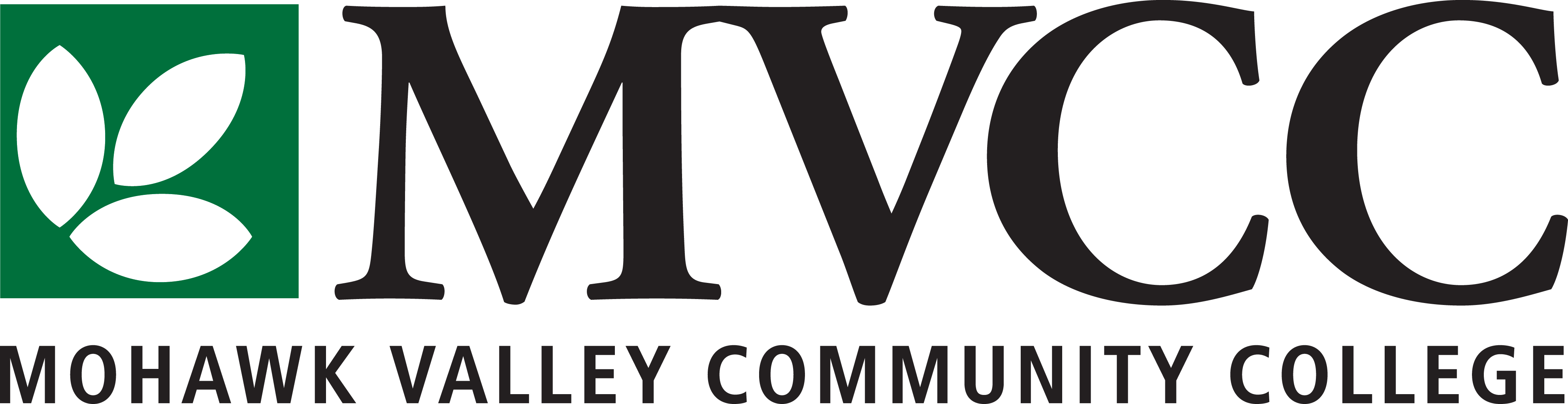 Mvcc-logo Cmyk - Mohawk Valley Community College Logo (3968x1024), Png Download