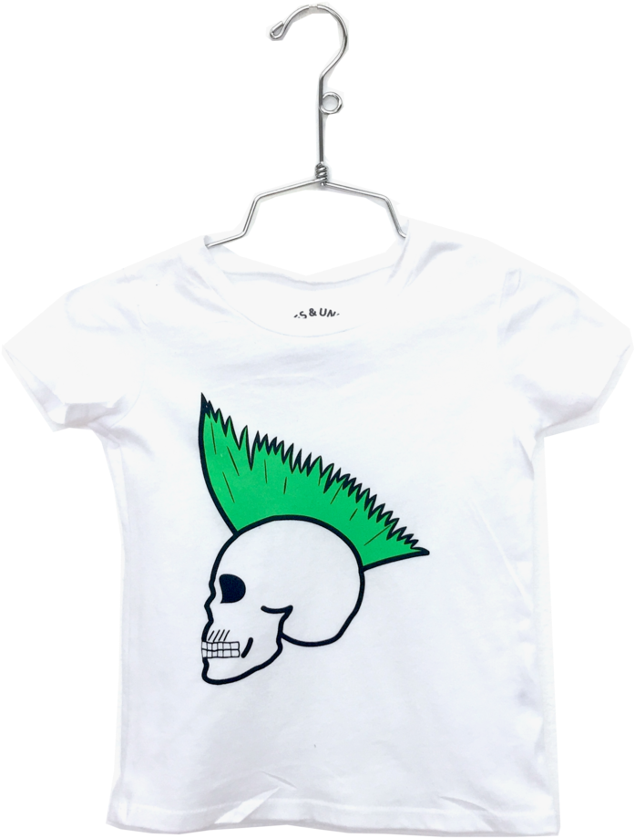 Pirates And Unicorns Mohawk T-shirt (1000x1333), Png Download