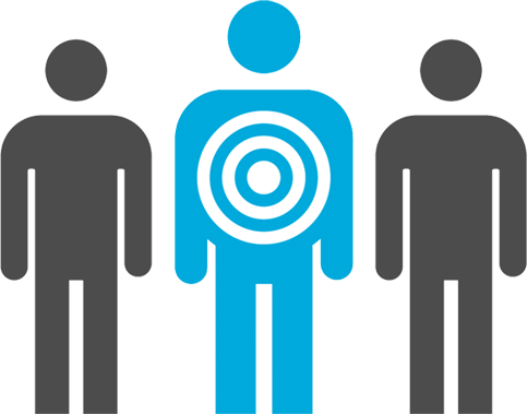 When A Potential Customer Clicks But Doesn't Buy, Rain - Icon Retargeting (483x379), Png Download