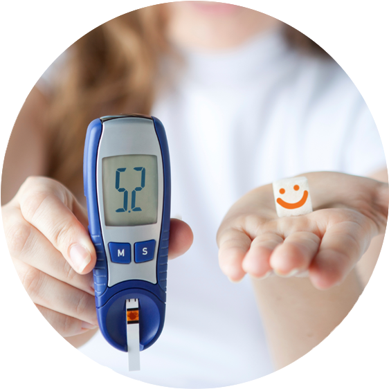 Diabetes - Paciente Con Retinopatia Diabetica (586x611), Png Download