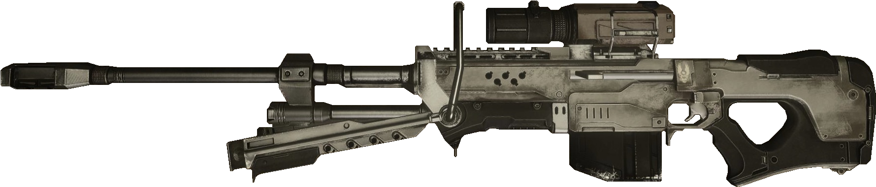 Cod Sniper Rifle Png - Halo Sniper Rifle Png (1820x440), Png Download