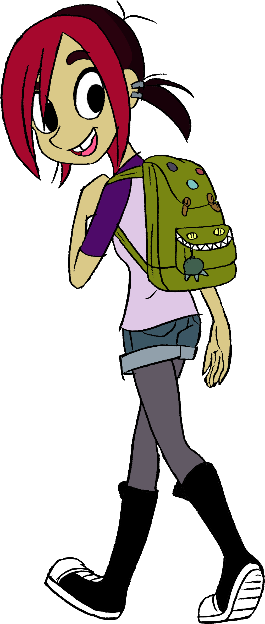 Mina Going To High School - Going To High School Clipart (1040x2420), Png Download