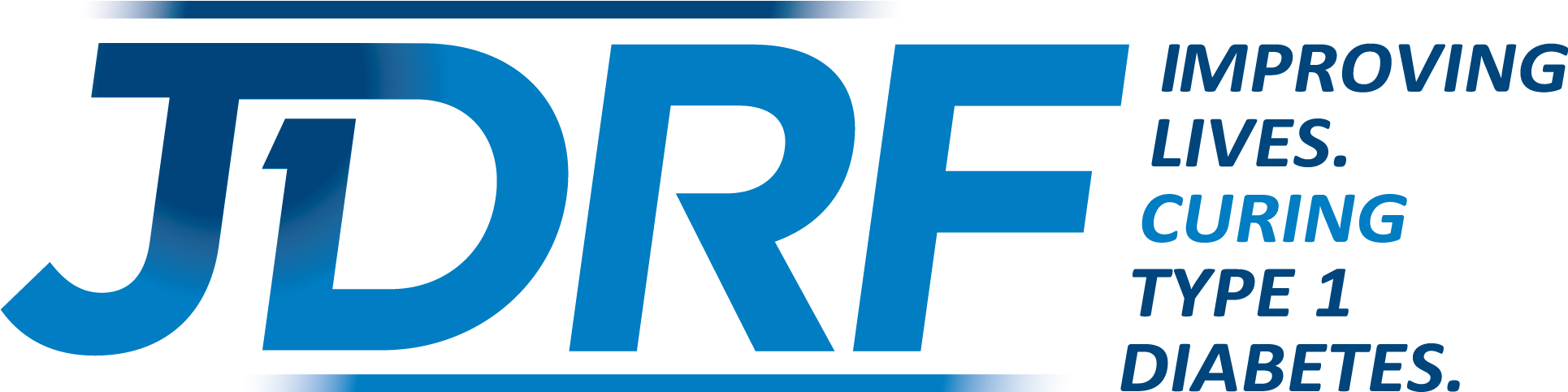 Jdrf 2-color Logo Png - White Jdrf Logo Png (2099x570), Png Download