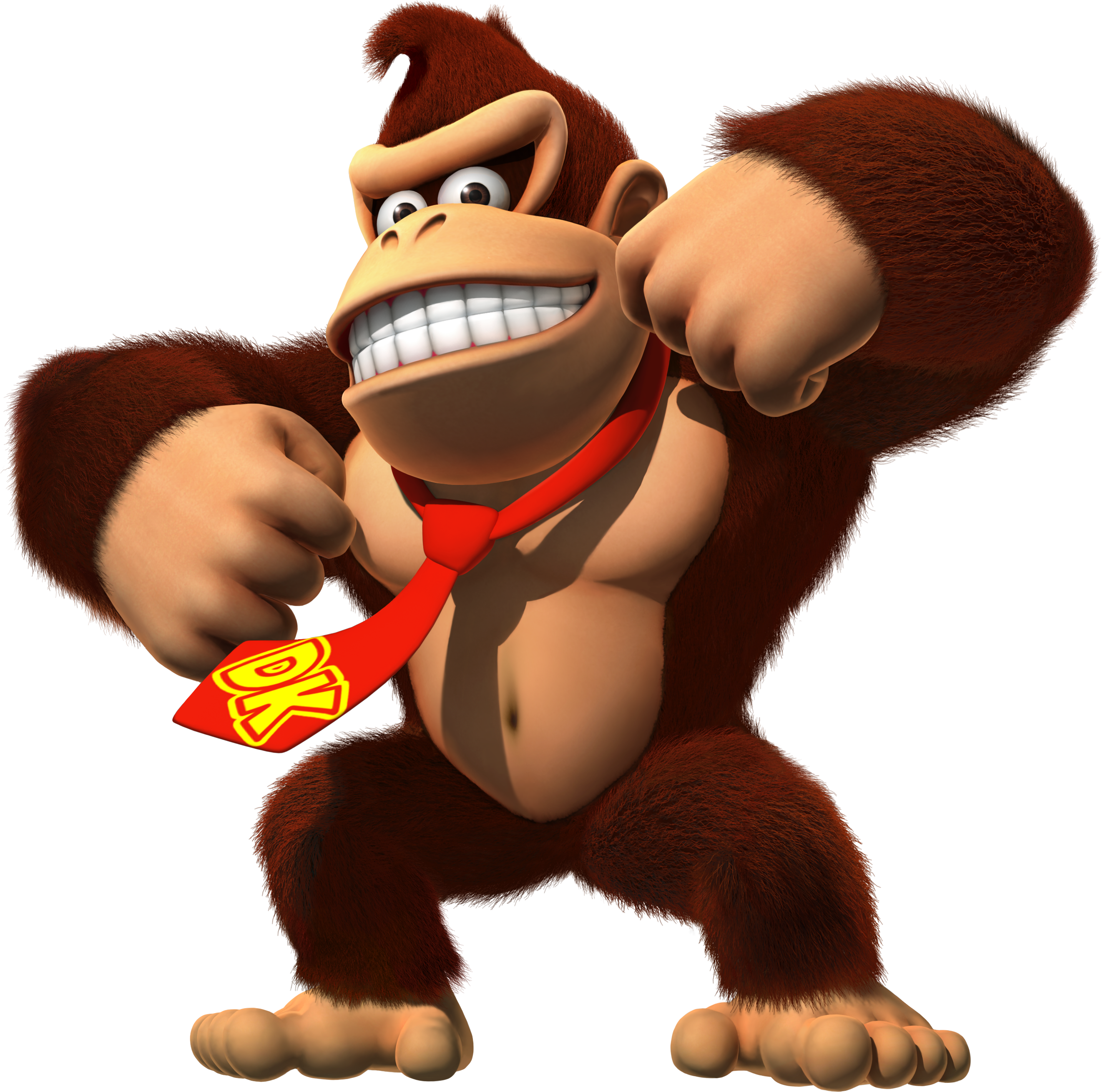 Donkey Kong - Donkey Kong Country Returns Selects Nintendo Wii (2645x2619), Png Download