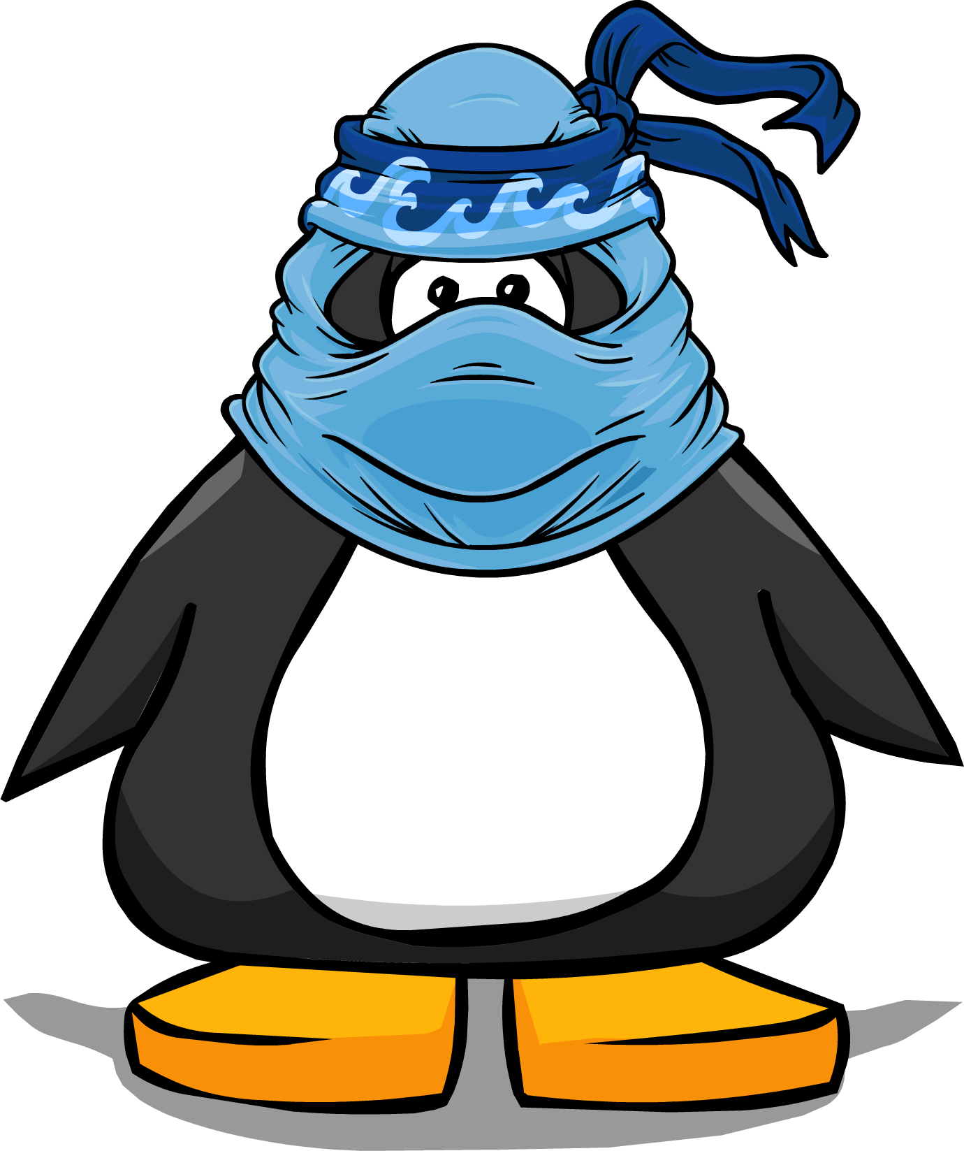 Torrent Mask Pc - Club Penguin With Bow Tie (1380x1647), Png Download
