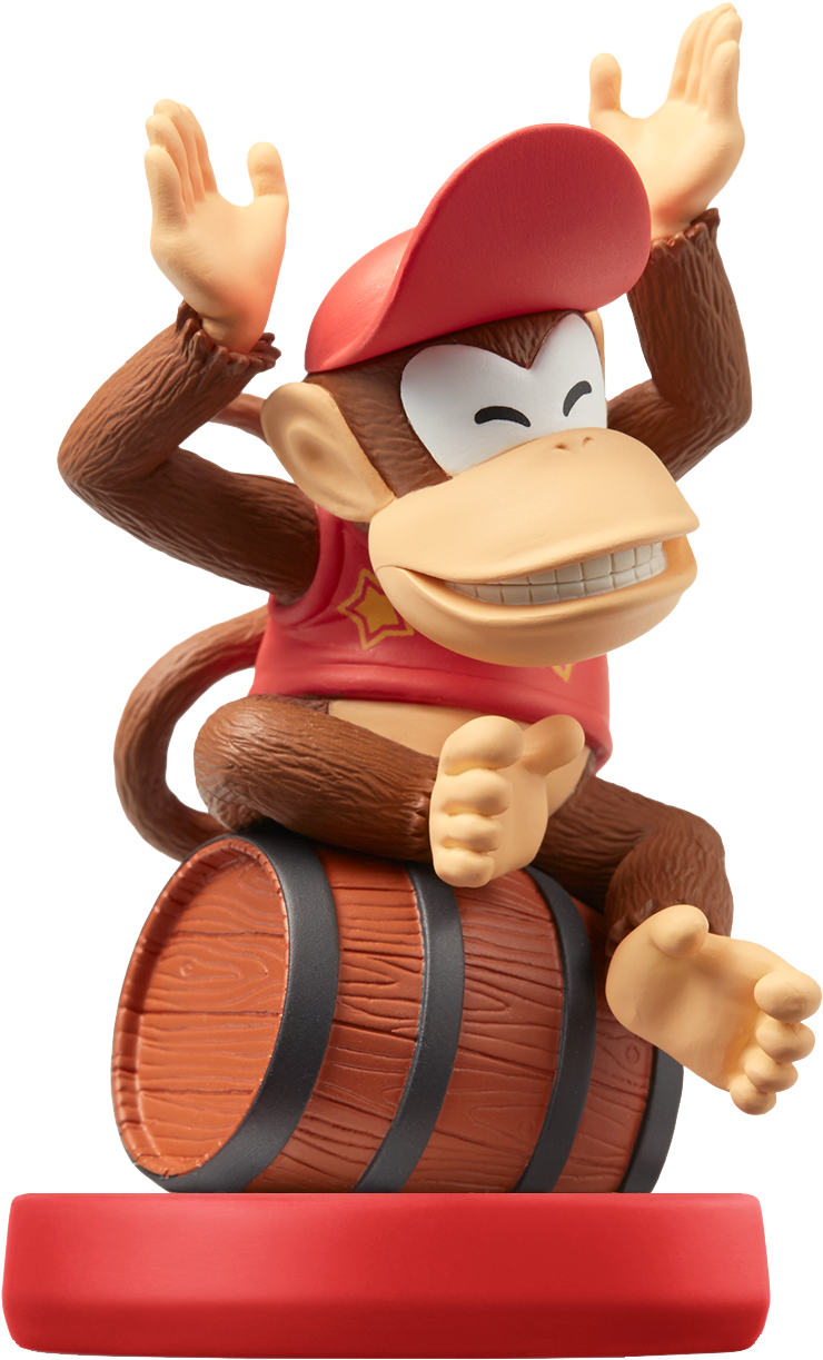 Diddy Kong Png (1542x1557), Png Download