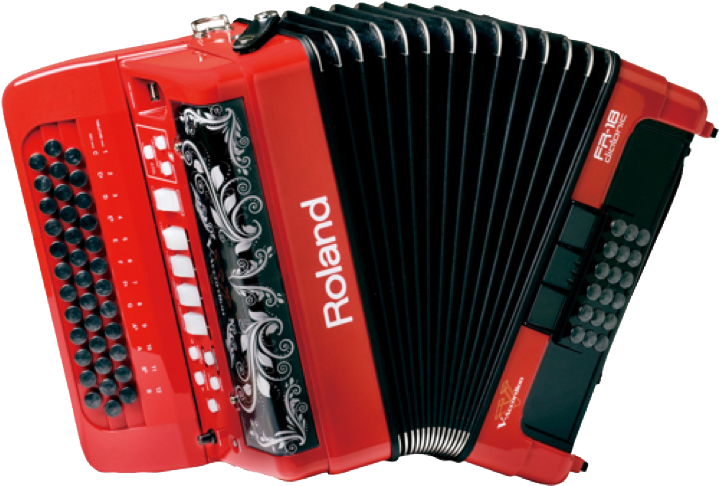 Accordion Free Download Png - Roland Fr-18d Rd (727x497), Png Download