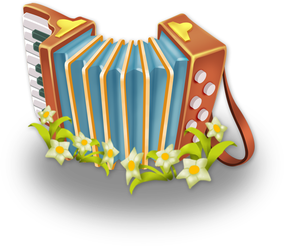 Accordion - Illustration (598x598), Png Download