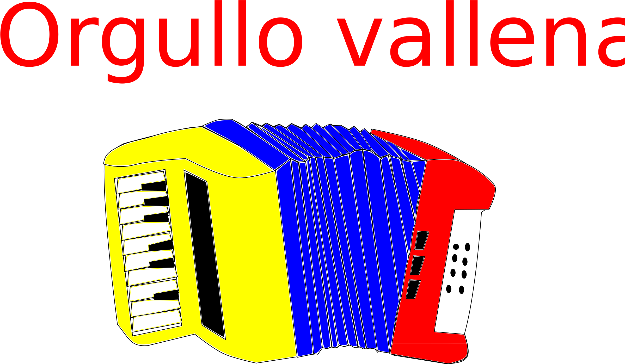 This Free Icons Png Design Of Acordeon Colombiano / (2400x1423), Png Download