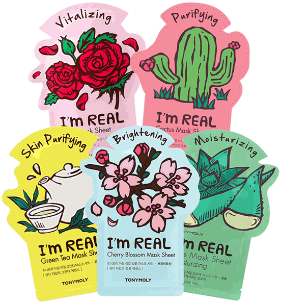 Download Face Mask - Tonymoly I'm Real Sheet Mask - Rose (vitalizing ...