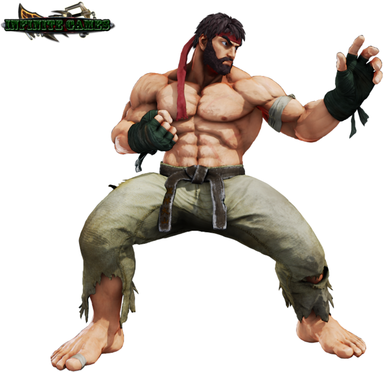 Ryu Street Fighter 5 Png Clip Freeuse Download - Street Fighter V Ryu Png (800x747), Png Download