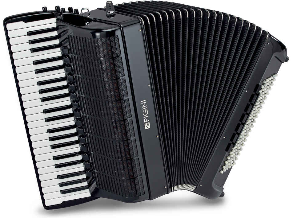 Fisarmoniche Accordions Pigini - Hohner Amica Iv 96 (design 2) (1200x733), Png Download
