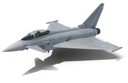 Jet Fighter Png Image - Eurofighter Typhoon (600x600), Png Download