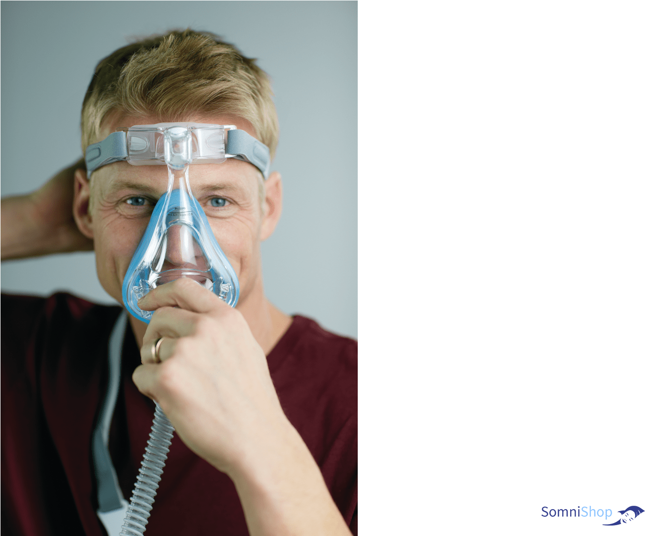 Philips Respironics Amara Gel Full Face Mask 3 - Respironics Amara Full Face Gel Cushion (1920x1080), Png Download