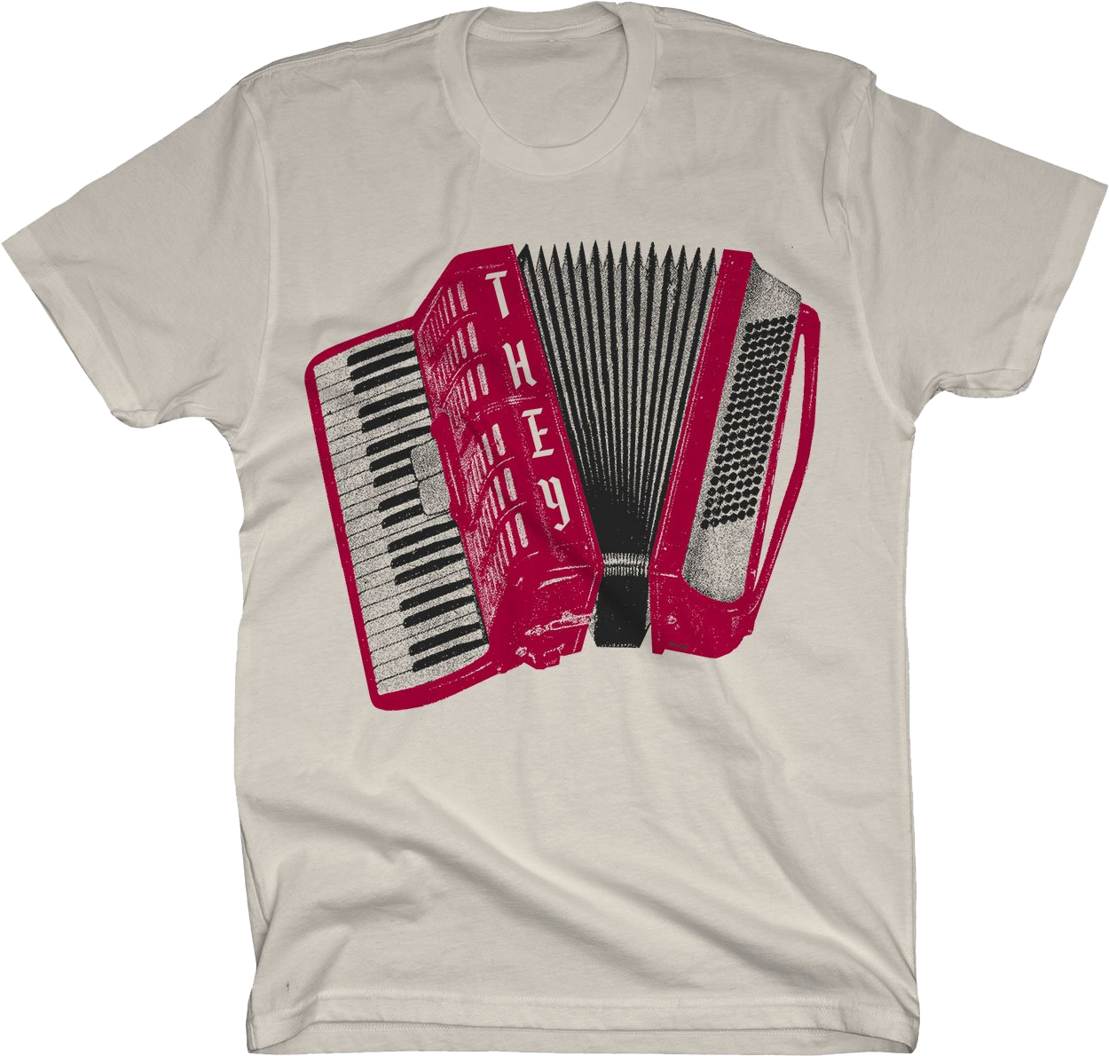 Air Accordion On Natural T-shirt - They Might Be Giants No Shirt (1600x1600), Png Download