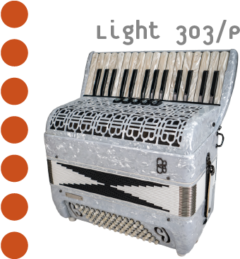 Light 303/p - Button Accordion (365x365), Png Download