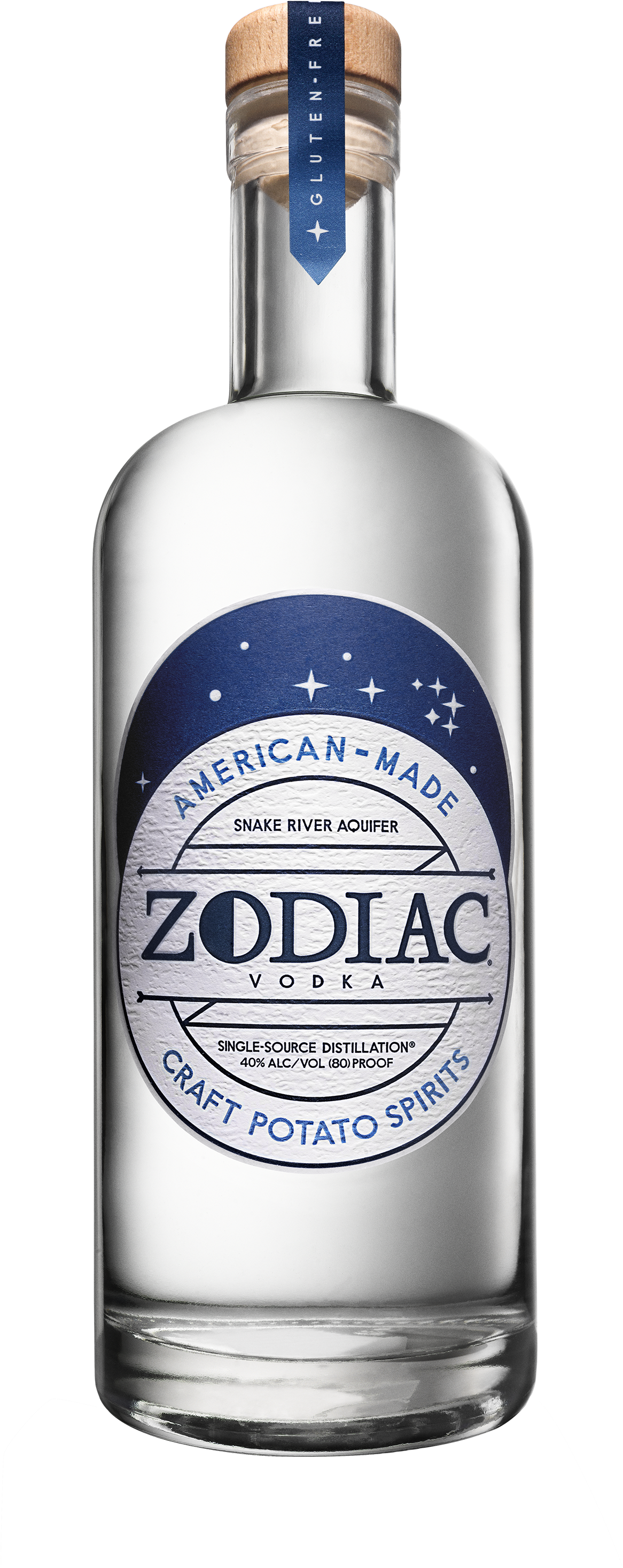 Zodiac Bottle Final Copy1 - Zodiac Vodka (1322x3165), Png Download